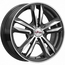 R15 4x100 6J ET45 D67,1 iFree Маскот (КС870-07) Блэк Джек