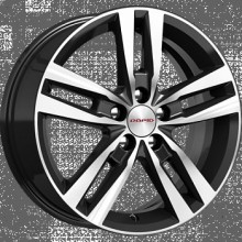 R16 5x114,3 6,5J ET45 D66,1 К&К Rassvet (КС868) Алмаз-черный SK