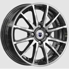 R14 4x98 5,5J ET35 D58,5 K&K Квант (КС960) алмаз чёрный