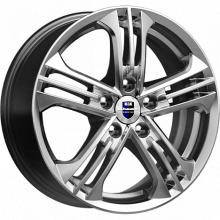 R15 5x100 6J ET43 57,1 K&K Trinity-оригинал (КС615) дарк платинум
