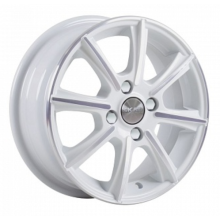 R14 4x98 5,5J ET38 D58,6 Скад Монако алмаз-белый