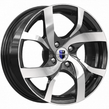 R16 5x105 6,5J ET38 56,6 K&K Палермо-оригинал (КС607) алмаз черный