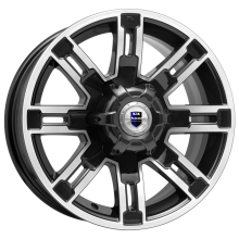 R16 6x139,7 7,5J ET22 107,1 K&K Полюс (КС609) алмаз черный