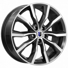 R18 5x112 7,5J ET45 66,6 K&K Портер (КС906) алмаз черный