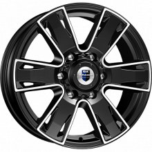 R17 6x139,7 7J ET33 100,1 K&K Севенна (КС726) алмаз черный
