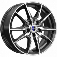 R16 5x112 6,5J ET46 D57,1 Rapid Адамар-ориг, (КС886) алмаз черный