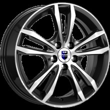 R16 5х112x 6J ET40 D66,6 K&K Samara (КС866) Алмаз чёрный 