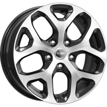 R16 5x114,3 6,5J ET47 D66,1 K&K КС869 (ZV 16_Megane) Алмаз чёрный 