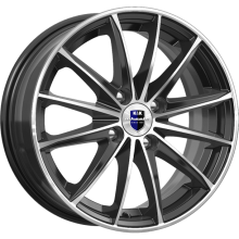 R15 4x100 6J ET45 D67,1 K&K Пойнт Бланк (КС884-04) Алмаз чёрный 