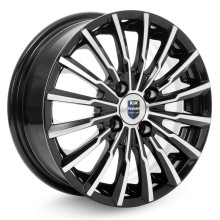 R14 4x100 5,5J ET45 D56,6 К&К Акцент (КС641) Алмаз черный